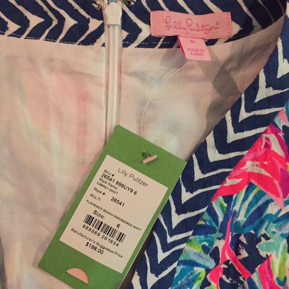 Lilly Pulitzer Carrey Shift dress, Flamenco Beach - Picture 3 of 3